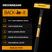 Load image into Gallery viewer, Groomarang Back-In-It Hair Removal Device – Smooth Confidence with Free UK Delivery