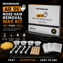 Load image into Gallery viewer, Groomarang Adios Nose Hair Removal Wax Kit - Can Also Be Used For Ears!
