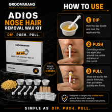 Load image into Gallery viewer, Groomarang Adios Nose Hair Removal Wax Kit - Can Also Be Used For Ears!