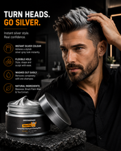 Load image into Gallery viewer, Groomarang Silver Fox Instant Hair Styling &amp; Colouring Wax