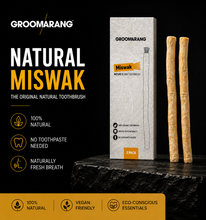 Load image into Gallery viewer, Groomarang Miswak 2 Pack - Natural 'On the Go' Teeth Cleaning