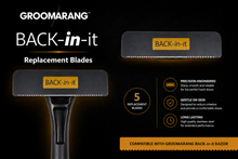 Load image into Gallery viewer, Groomarang Back-In-It Replacement Blade Set – Smooth Skin with Free UK Delivery