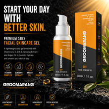 Load image into Gallery viewer, Groomarang Facial Skincare Gel Day Use – Radiant Skin with Free UK Delivery