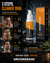 Load image into Gallery viewer, Groomarang Premium Facial Skincare - Anti Pollution Detox Gel 30ml - Free UK Delivery
