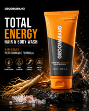 Load image into Gallery viewer, Groomarang Power of Man ‘Total Energy’ Hair and Body Wash 200ml
