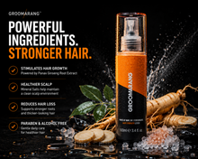 Load image into Gallery viewer, Groomarang 3 in 1 Hair Strengthening &amp; Hair Loss Lotion for Men