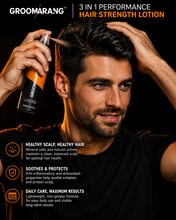 Load image into Gallery viewer, Groomarang 3 in 1 Hair Strengthening &amp; Hair Loss Lotion for Men