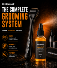 Load image into Gallery viewer, Groomarang™ Rock n Roll Hair Growth Kit | 0.5mm Derma Roller &amp; 100ml Disinfectant Spray