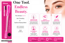 Load image into Gallery viewer, Groomarang For Her 'Fleek' – The Ultimate 2-in-1 Hair Threading &amp; Eyebrow Shaping Wand