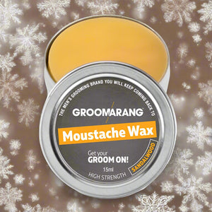 Groomarang Moustache Wax - Original & Sandalwood (Available in 15ml & 30ml)