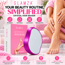 Load image into Gallery viewer, Glamza Crystal 'Hair Eraser' - The Stone Shaped Instant Hair Removal Device - Non Electric Epilator - 3 Great Colours!