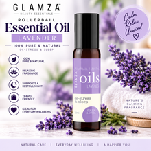 Load image into Gallery viewer, Glamza Premium Essential Oils 10ml, 100% Pure Lavender, Orange, Peppermint, Eucalyptus, Rosemary, Rosehip, Free Delivery
