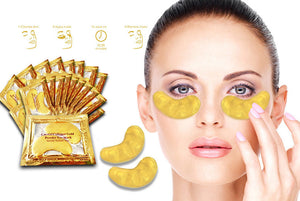 Gold Collagen & Hyaluronic Eye Masks – 24K Hydration for Radiant Eyes | Free UK Delivery