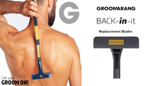 Load image into Gallery viewer, Groomarang Back-In-It Replacement Blade Set – Smooth Skin with Free UK Delivery