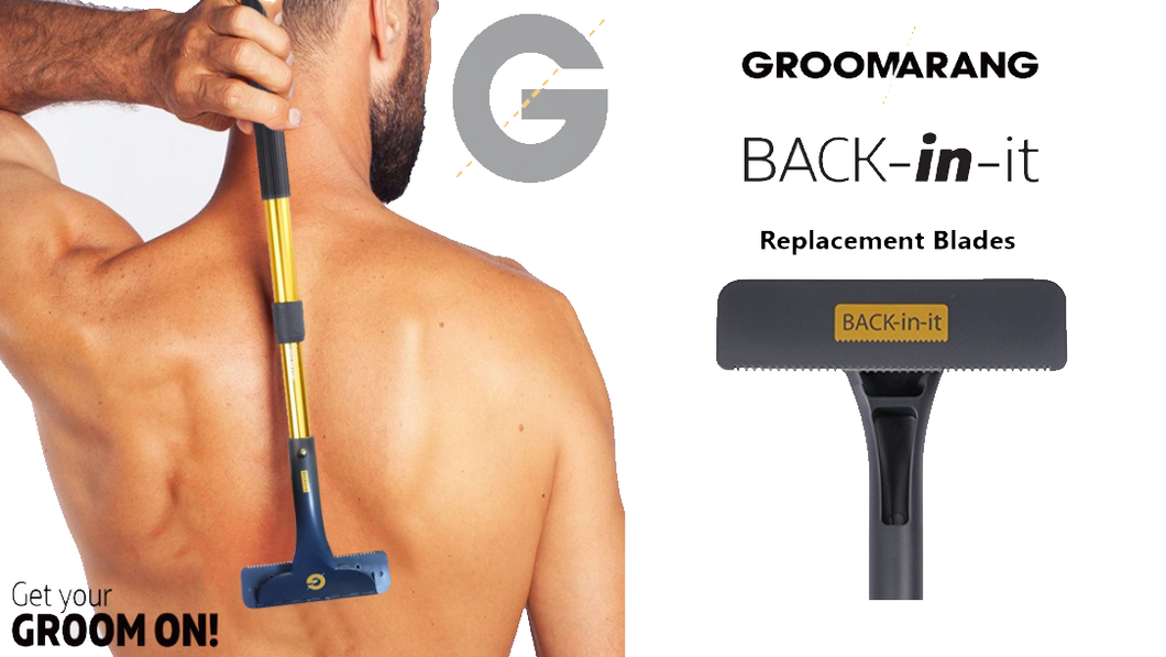 Groomarang Back-In-It Replacement Blade Set – Smooth Skin with Free UK Delivery