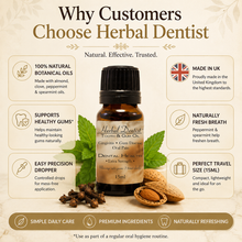 Load image into Gallery viewer, Herbal Dentist Tooth and Gum Oil 15ml – Natural Oral Pain Relief &amp; Gum Health Booster