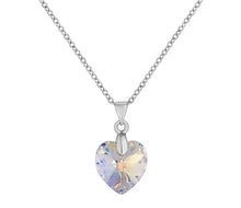 Load image into Gallery viewer, Diamond Style London - Large Heart Pendant, Clear (AB) (Item code: Hea0606)