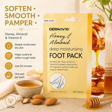 Load image into Gallery viewer, Derma V10 Deep Moisturising Foot Packs Vitamin E Enriched - Free Postage