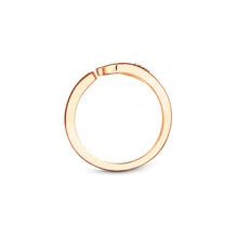 Load image into Gallery viewer, Diamond Style London - Heart Ring in Rose Gold plating size 6 (Item code: Heartringrose)