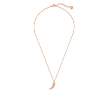 Load image into Gallery viewer, Diamond Style London - Horn Pendant in Rose Gold Plating Necklace