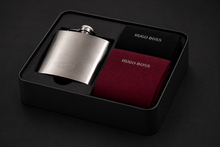 Load image into Gallery viewer, Hugo Boss Gift Set - Hip Flask &amp; Socks – Free UK Delivery