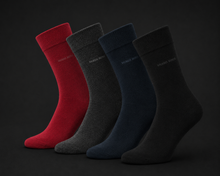 Load image into Gallery viewer, Hugo Boss Men's Socks Gift Set -&nbsp;4 Pairs Men's Socks - UK 6-11