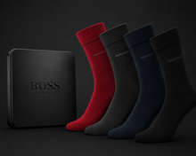 Load image into Gallery viewer, Hugo Boss Men's Socks Gift Set -&nbsp;4 Pairs Men's Socks - UK 6-11