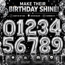Load image into Gallery viewer, Giant Happy Birthday Number Balloons with Free Delivery!