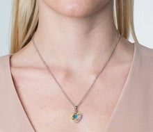 Load image into Gallery viewer, Diamond Style London - Large Heart Pendant, Clear (AB) (Item code: Hea0606)