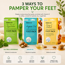 Load image into Gallery viewer, Derma V10 Deep Moisturising Foot Packs Vitamin E Enriched - Free Postage