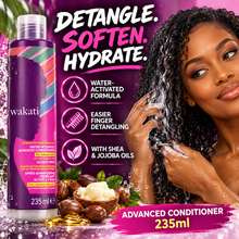 Load image into Gallery viewer, Wakati Natural Hair Care – Oil-Infused Curl Cream 250ml &amp; Water-Activated Detangling Conditioner 235ml