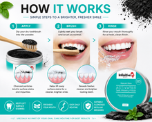 Load image into Gallery viewer, IB Rise &amp; Shine Activated Charcoal Teeth Whitening Powder – 50g