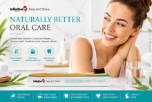Load image into Gallery viewer, Infinitive Beauty ‘Rise and Shine’ Charcoal Infused Bamboo Toothbrush – Eco-Friendly Oral Care with Free UK Delivery
