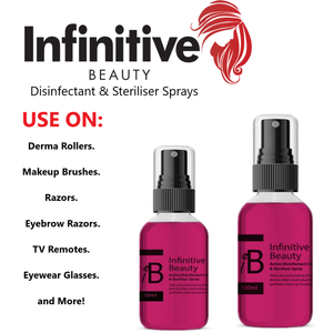 Infinitive Beauty Active Disinfectant Cleaner & Steriliser Spray – 50ml or 100ml with Free Delivery