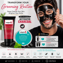 Load image into Gallery viewer, Infinitive Beauty Deep Cleansing Black Face Mask &amp; Rise and Shine Activated Charcoal Teeth Whitening Powder – Free UK Postage