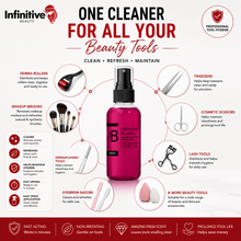 Load image into Gallery viewer, Infinitive Beauty Active Disinfectant Cleaner &amp; Steriliser Spray | Derma Roller &amp; Makeup Brush Cleaner | 50ml &amp; 100ml | Free UK Delivery