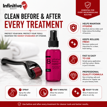 Load image into Gallery viewer, Infinitive Beauty Active Disinfectant Cleaner &amp; Steriliser Spray | Derma Roller &amp; Makeup Brush Cleaner | 50ml &amp; 100ml | Free UK Delivery