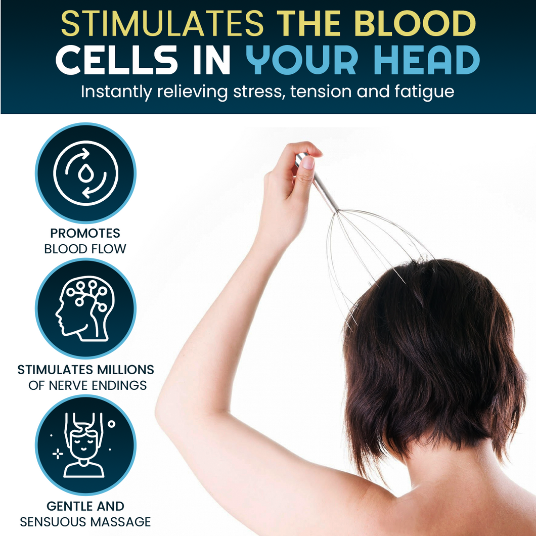 Acusoothe Vibrating Head Massager - Hair Growth Stimulator