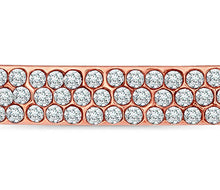 Load image into Gallery viewer, Diamond Style London - Java Lux Bracelet in Rose Plating (Item code: Javaluxrose)