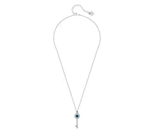 Load image into Gallery viewer, Diamond Style London - Key Pendant with Blue Crystals (Item code: Keypenblue)