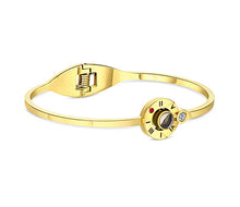 Load image into Gallery viewer, Diamond Style London - Love Language Bangle in Gold Plating