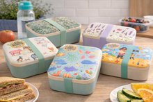 Load image into Gallery viewer, Butterfly Garden Eco Bamboo Lunch Box – The Leonardo Collection