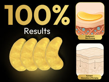 Load image into Gallery viewer, Gold Collagen &amp; Hyaluronic Face Mask, Eye Mask &amp; Lip Mask Bundles