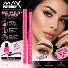 Load image into Gallery viewer, Maxdona Professional Retractable Eyebrow Pencil - Pink | Precision &amp; Long-Lasting Eyebrow Definition | Free UK Postage