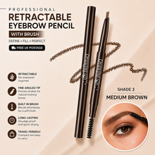 Load image into Gallery viewer, Professional Retractable Eyebrow Pencil with Brush – Free UK Postage