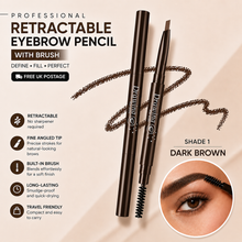 Load image into Gallery viewer, Professional Retractable Eyebrow Pencil with Brush – Free UK Postage