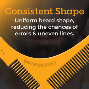 "The Groomarang™" Beard Shaping and Beard Styling Comb