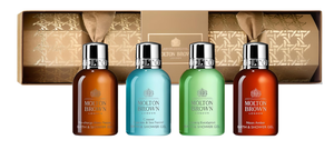 Molton Brown 4pc Gold Cracker - Woody and Aromatic Aromas