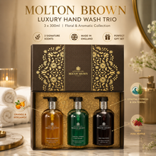 Load image into Gallery viewer, Molton Brown Floral &amp; Aromatic Hand Wash Gift Set – 3 x 300ml Hand Washes