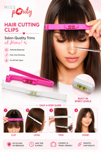 Load image into Gallery viewer, Miss Pouty Hair Cutting Clips &amp; Optional Scissors Kit